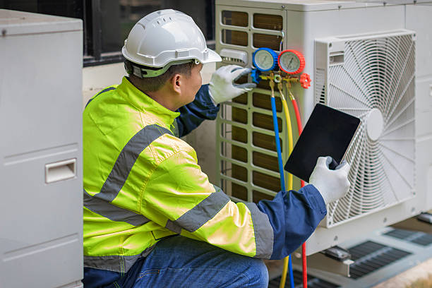 Professional Air Duct Cleaning technician working in Blue Ridge, AL